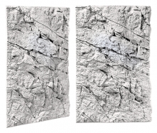 Slim Line Rückwand 80B White Limestone L: 48 x H: 80 cm